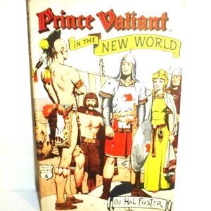 1st Edition 1974 PRINCE VALIANT The NEW WORLD Harold Forster H/C DJ Comic Book